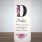 Personalised Mother’s Day Candle Gift - Pink Floral Initial Candle