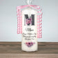 Personalised Mother’s Day Candle Gift - Pink Floral Initial Candle