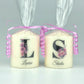 Personalised Initial & Name Candle, 8x10cm