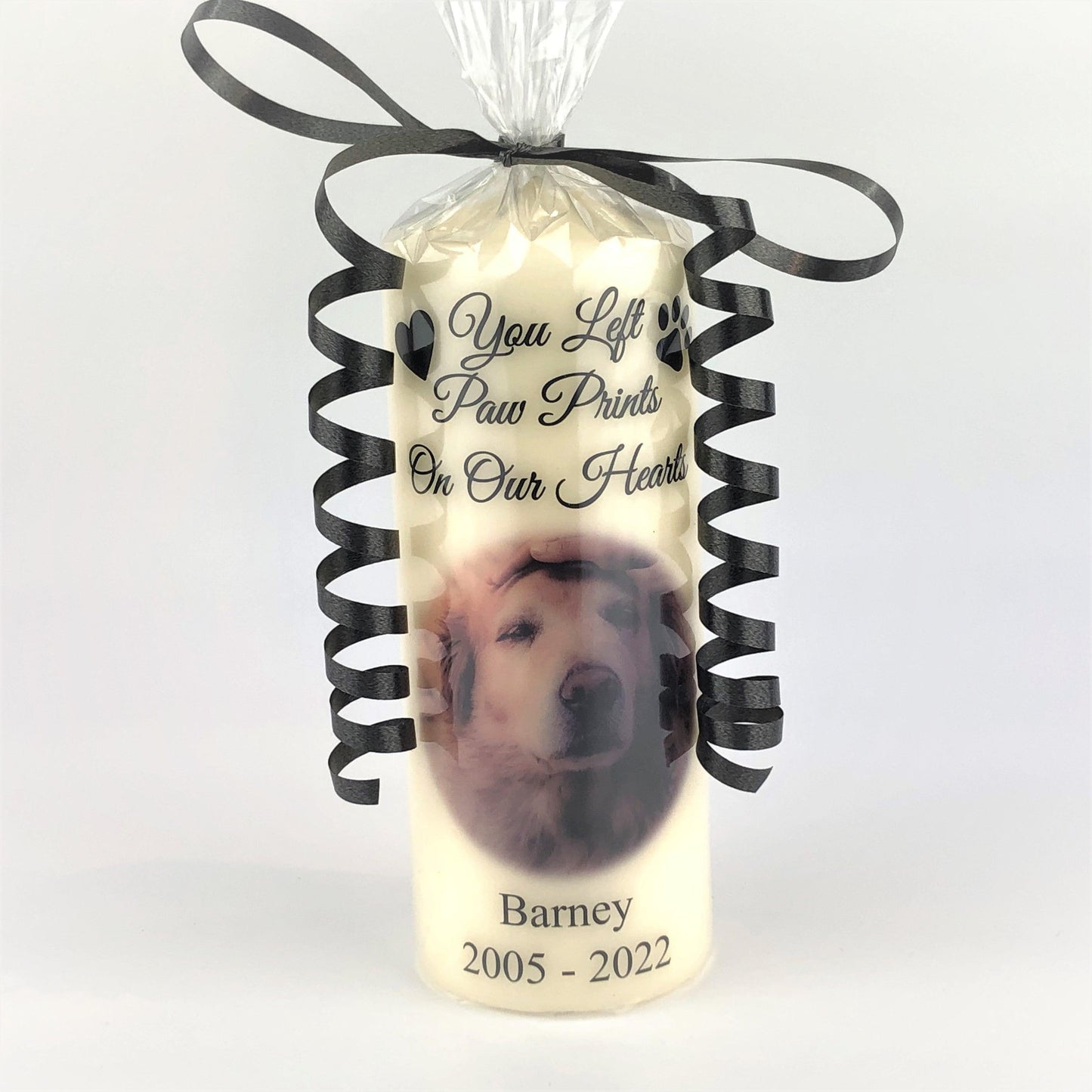 Personalised Pet Memorial Photo Candle